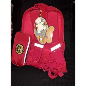 SALE!!! NIB -Kids BACKPACK orthopedic European Delune RED with Pencil case